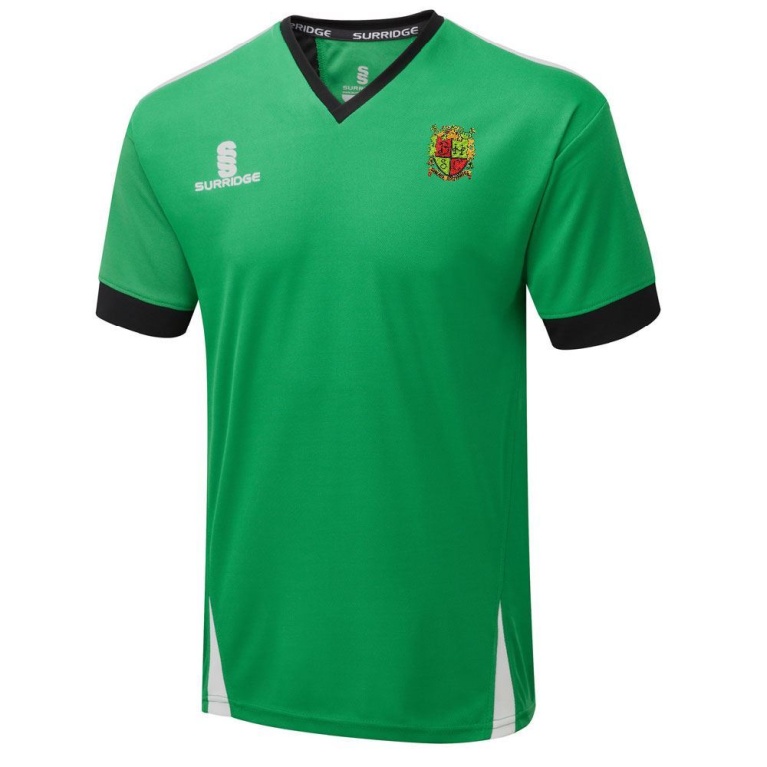 Bardon Hill CC Blade T-shirt Emerald/Black/White