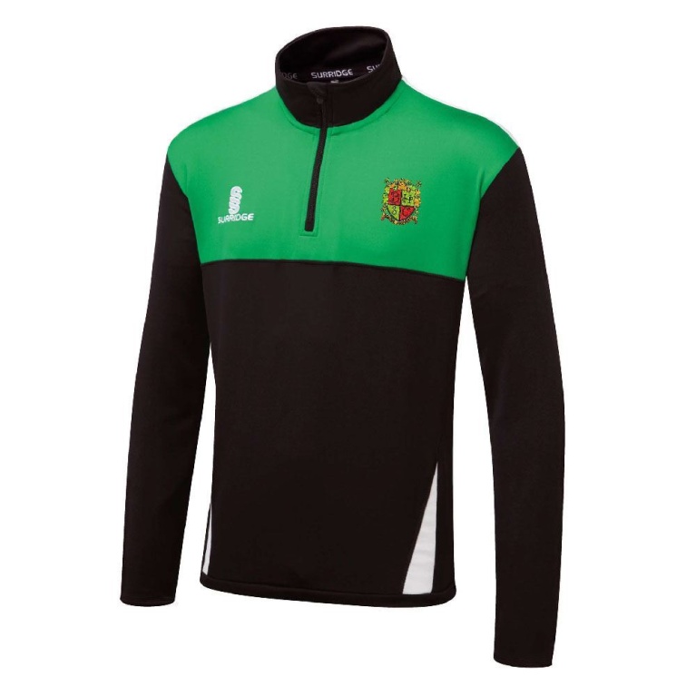Bardon Hill CC Blade Performance Top Black/Emerald/White