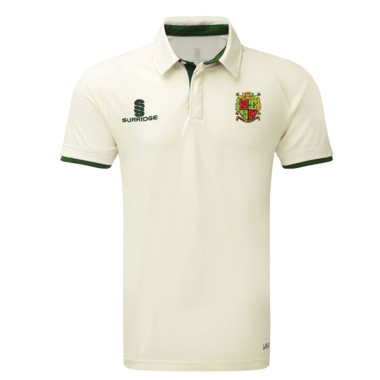 Bardon Hill CC Ergo Short Sleeve Green Trim Shirt